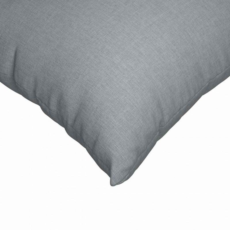 Poduszki na sofę 2 pcs Jasnoszary 50 x 30 cm tkanina