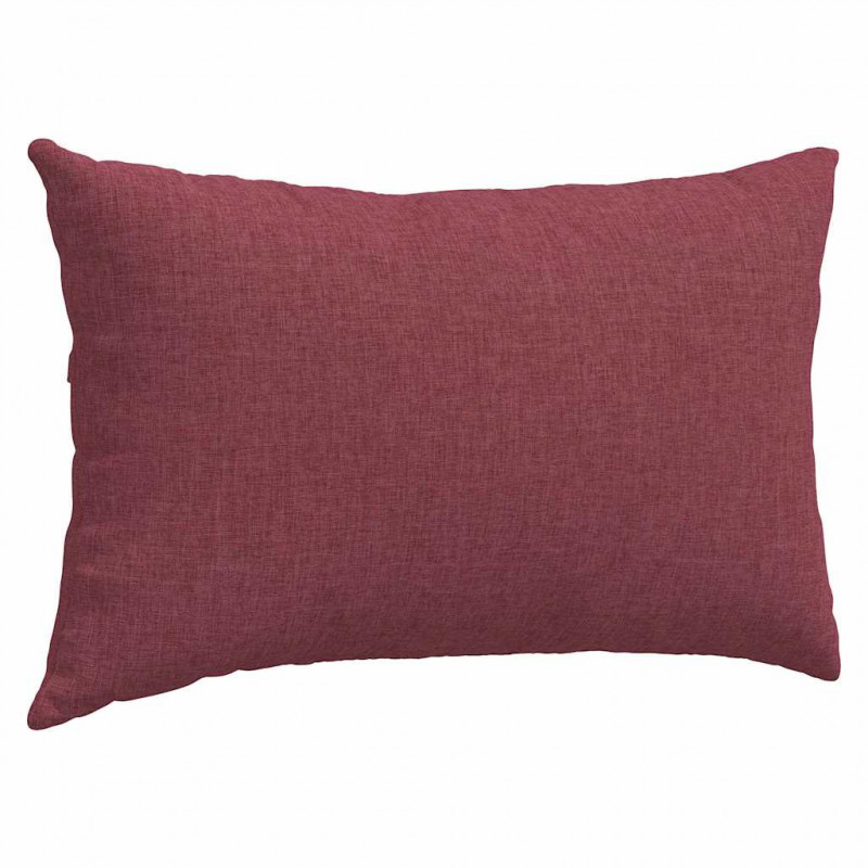 Poduszki na sofę 2 pcs Czerwone wino 50 x 30 cm tkanina