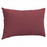 Poduszki na sofę 2 pcs Czerwone wino 50 x 30 cm tkanina
