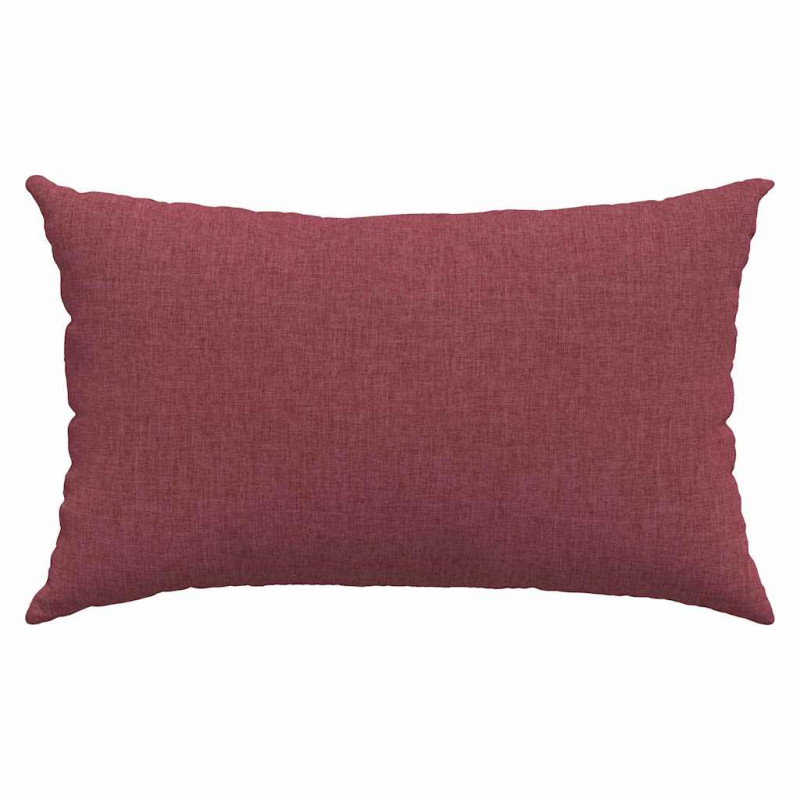 Poduszki na sofę 2 pcs Czerwone wino 50 x 30 cm tkanina