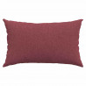 Poduszki na sofę 2 pcs Czerwone wino 50 x 30 cm tkanina