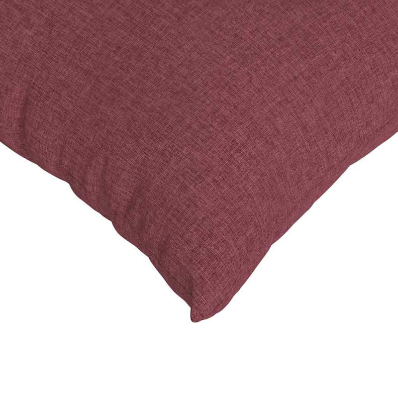 Poduszki na sofę 2 pcs Czerwone wino 50 x 30 cm tkanina