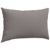 Poduszki na sofę 2 pcs Ciemnoszary 50 x 30 cm tkanina
