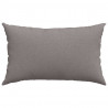 Poduszki na sofę 2 pcs Ciemnoszary 50 x 30 cm tkanina