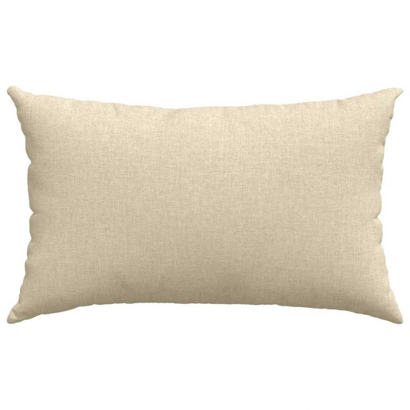 Poduszki na sofę 2 pcs Kremowy 50 x 30 cm tkanina