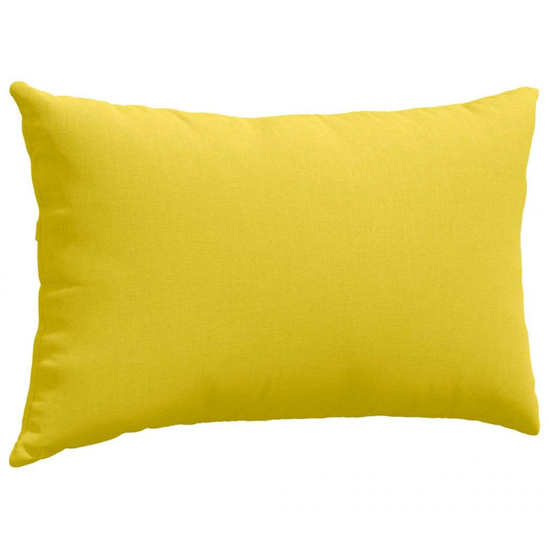 Poduszki na sofę 2 pcs Jasnożółty 50 x 30 cm tkanina