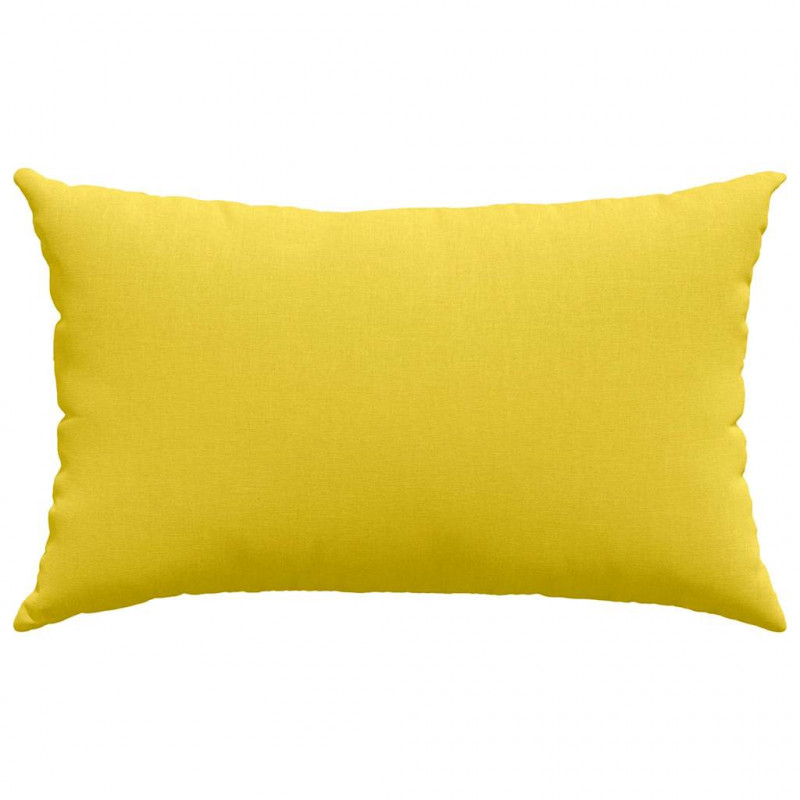 Poduszki na sofę 2 pcs Jasnożółty 50 x 30 cm tkanina