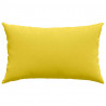 Poduszki na sofę 2 pcs Jasnożółty 50 x 30 cm tkanina
