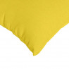 Poduszki na sofę 2 pcs Jasnożółty 50 x 30 cm tkanina