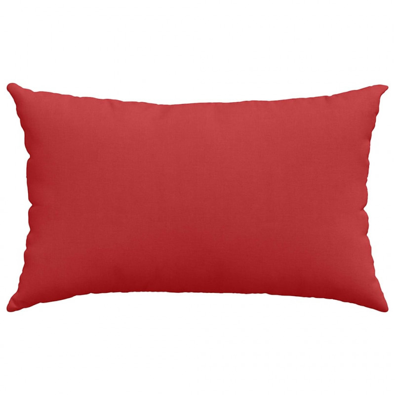 Poduszki na sofę 2 pcs Czerwony 50 x 30 cm tkanina