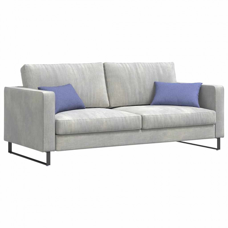 Poduszki na sofę 2 pcs Niebieski dżins 50 x 30 cm tkanina