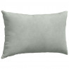 Poduszki na sofę 2 pcs Jasnoszary 50 x 30 cm Tkanina sztruksowa