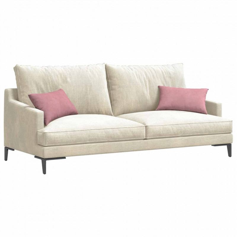 Poduszki na sofę 2 pcs Różowy 50 x 30 cm Tkanina sztruksowa