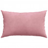 Poduszki na sofę 2 pcs Różowy 50 x 30 cm Tkanina sztruksowa