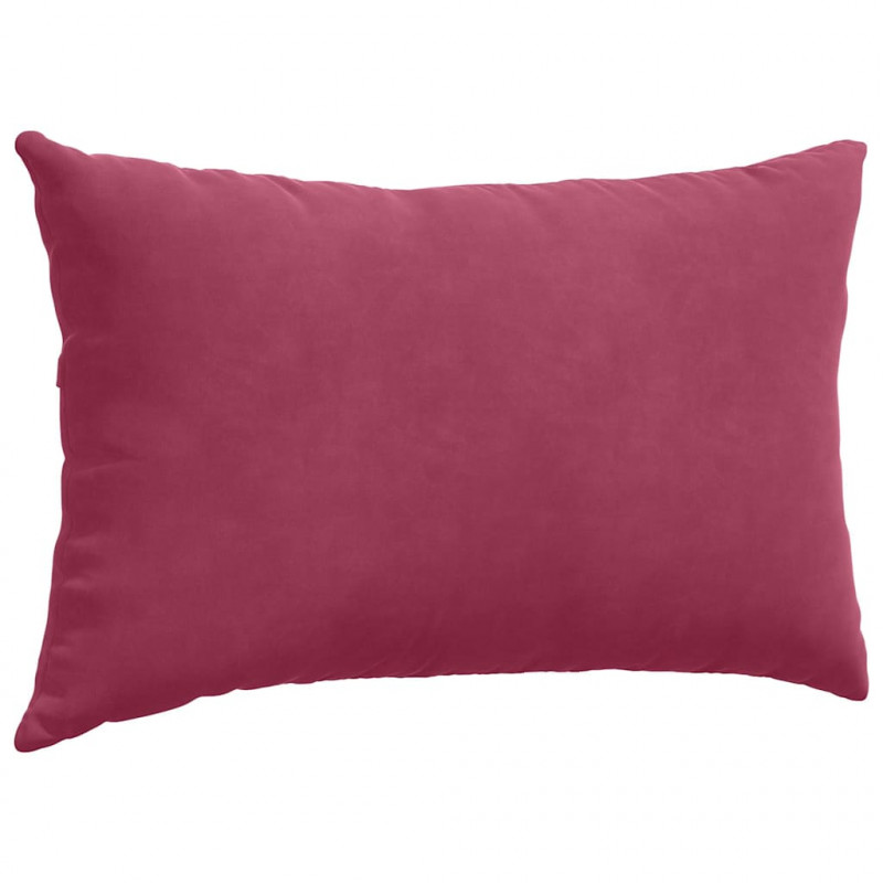 Poduszki na sofę 2 pcs czerwone wino 50 x 30 cm