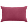Poduszki na sofę 2 pcs czerwone wino 50 x 30 cm