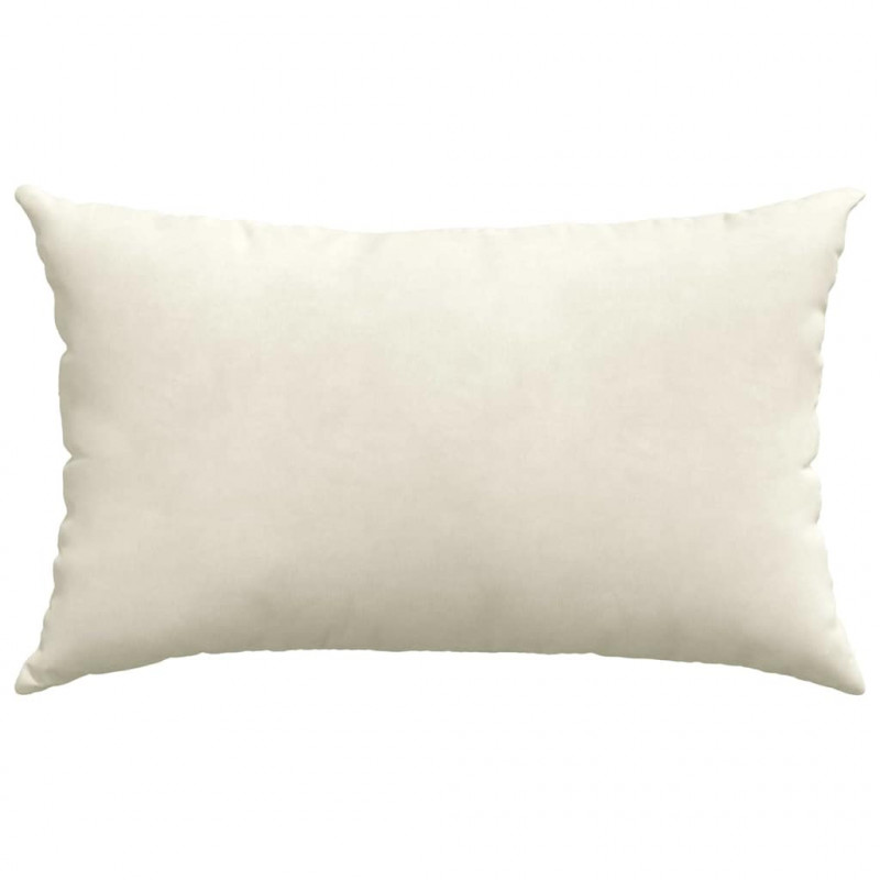 Poduszki na sofę 2 pcs Kremowy 50 x 30 cm Tkanina sztruksowa