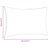 Poduszki na sofę 2 pcs Niebieski policyjny 50 x 30 cm