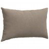 Poduszki na sofę 2 pcs Ciemnoszary 50 x 30 cm tkanina