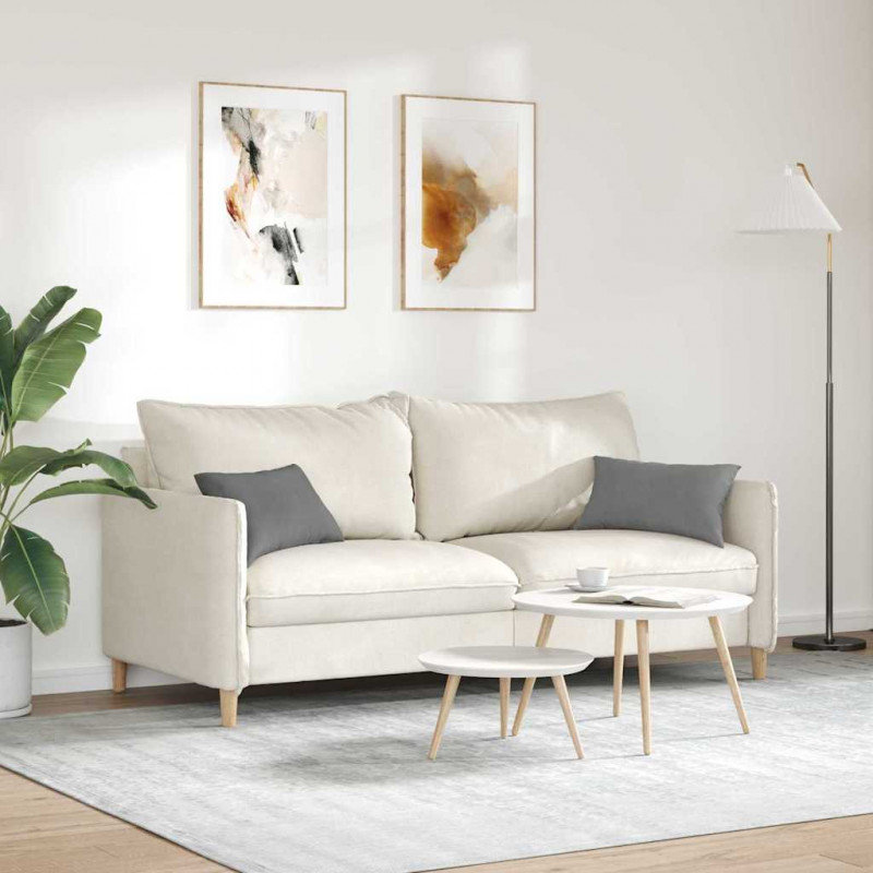 Poduszki na sofę 2 pcs Ciemnoszary 50 x 30 cm tkanina