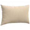 Poduszki na sofę 2 pcs Kremowy 50 x 30 cm tkanina