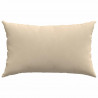 Poduszki na sofę 2 pcs Kremowy 50 x 30 cm tkanina