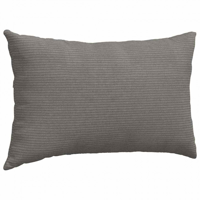 Poduszki na sofę 2 pcs Jasnoszary 50 x 30 cm Tkanina sztruksowa