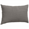 Poduszki na sofę 2 pcs Jasnoszary 50 x 30 cm Tkanina sztruksowa