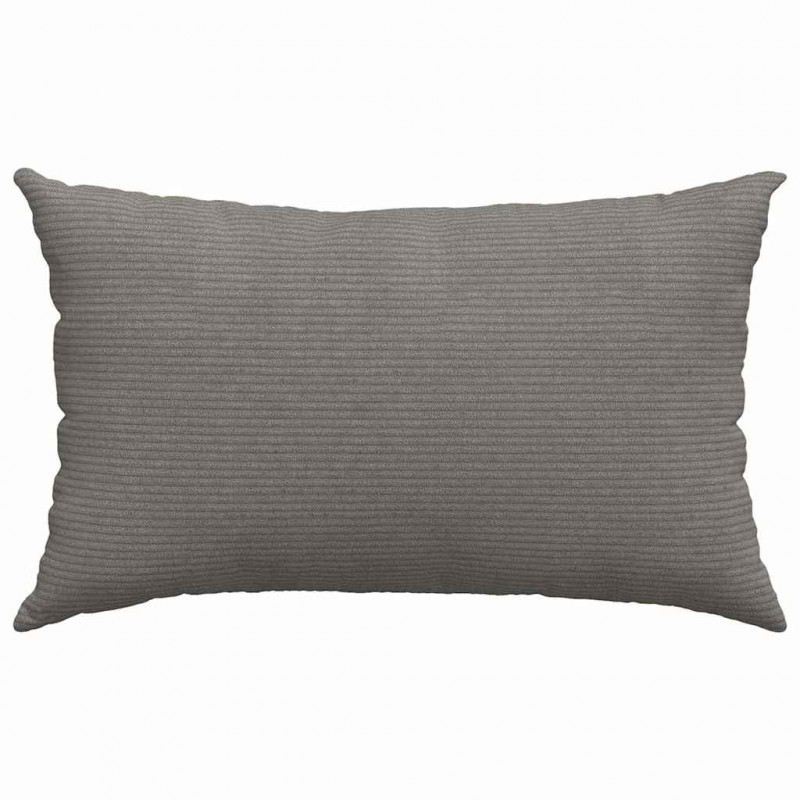 Poduszki na sofę 2 pcs Jasnoszary 50 x 30 cm Tkanina sztruksowa