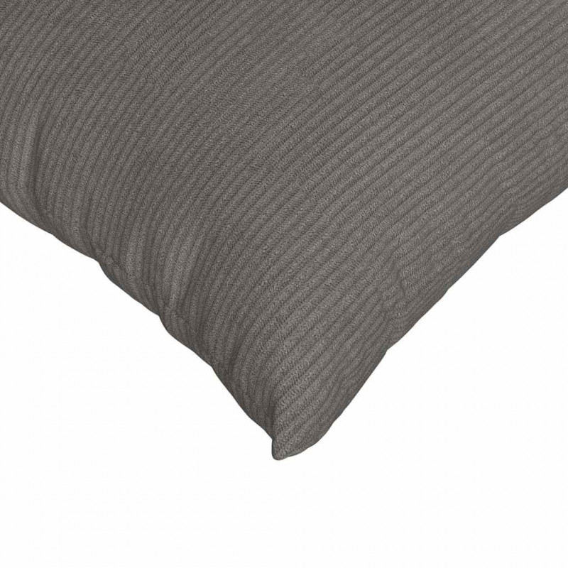 Poduszki na sofę 2 pcs Jasnoszary 50 x 30 cm Tkanina sztruksowa