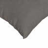 Poduszki na sofę 2 pcs Jasnoszary 50 x 30 cm Tkanina sztruksowa