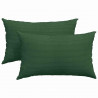 Poduszki na sofę 2 pcs Ciemna zieleń 50 x 30 cm