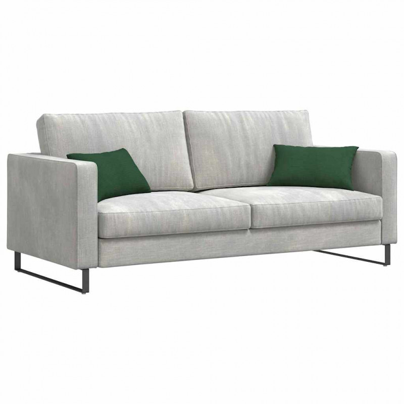Poduszki na sofę 2 pcs Ciemna zieleń 50 x 30 cm