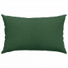 Poduszki na sofę 2 pcs Ciemna zieleń 50 x 30 cm