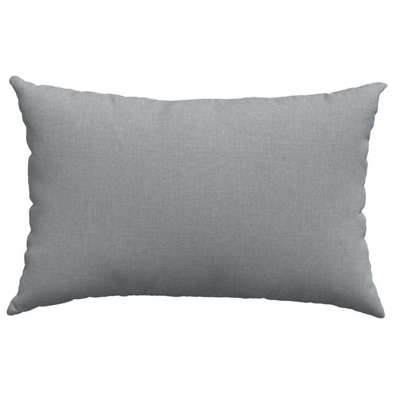 Poduszki na sofę 2 pcs Jasnoszary 60 x 40 cm tkanina