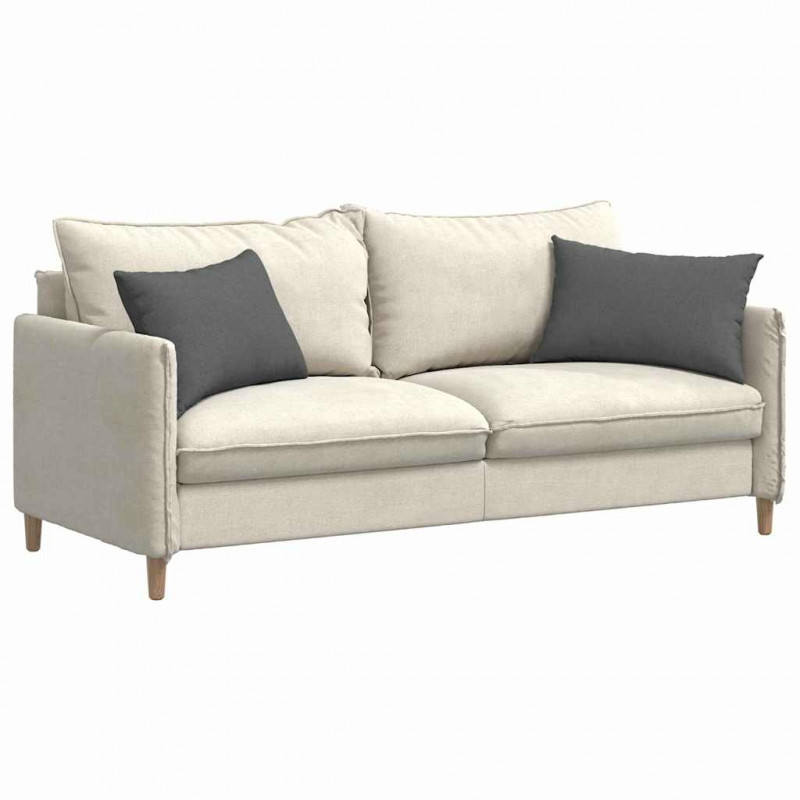 Poduszki na sofę 2 pcs Ciemnoszary 60 x 40 cm tkanina