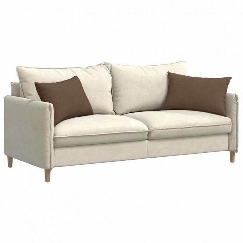 Poduszki na sofę 2 pcs Brązowy 60 x 40 cm tkanina