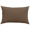 Poduszki na sofę 2 pcs Brązowy 60 x 40 cm tkanina