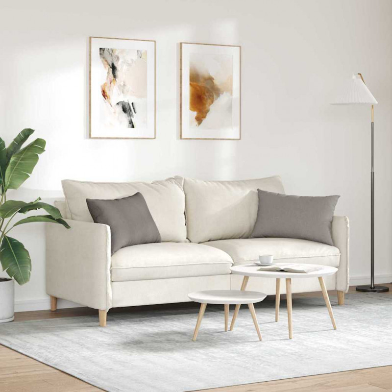Poduszki na sofę 2 pcs Ciemnoszary 60 x 40 cm tkanina