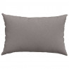 Poduszki na sofę 2 pcs Ciemnoszary 60 x 40 cm tkanina