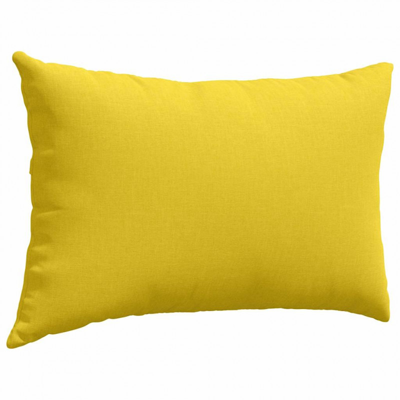 Poduszki na sofę 2 pcs Jasnożółty 60 x 40 cm tkanina