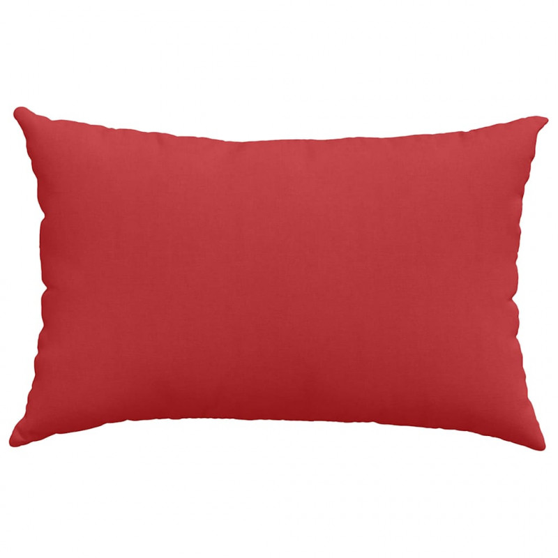 Poduszki na sofę 2 pcs Czerwony 60 x 40 cm tkanina