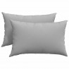 Poduszki na sofę 2 pcs Szary chmur 60 x 40 cm tkanina