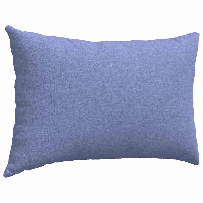 Poduszki na sofę 2 pcs Niebieski dżins 60 x 40 cm tkanina