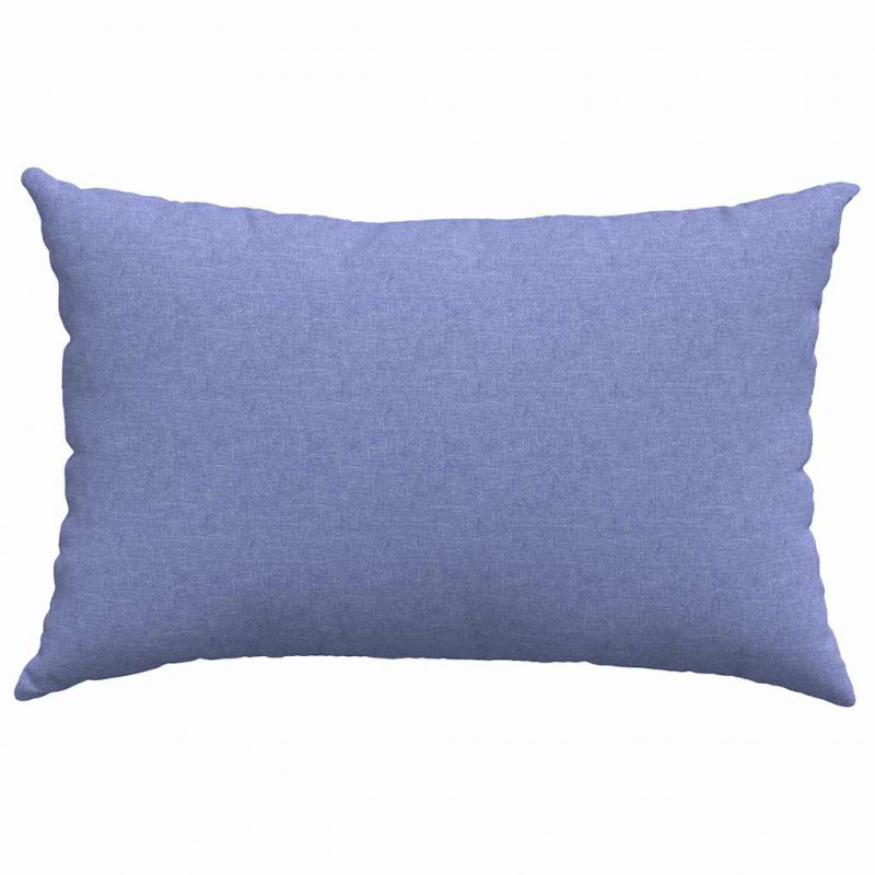 Poduszki na sofę 2 pcs Niebieski dżins 60 x 40 cm tkanina