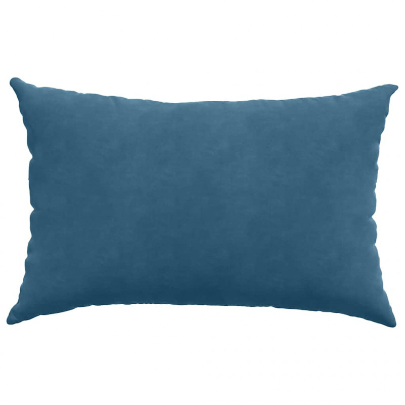 Poduszki na sofę 2 pcs Niebieski 60 x 40 cm Tkanina sztruksowa