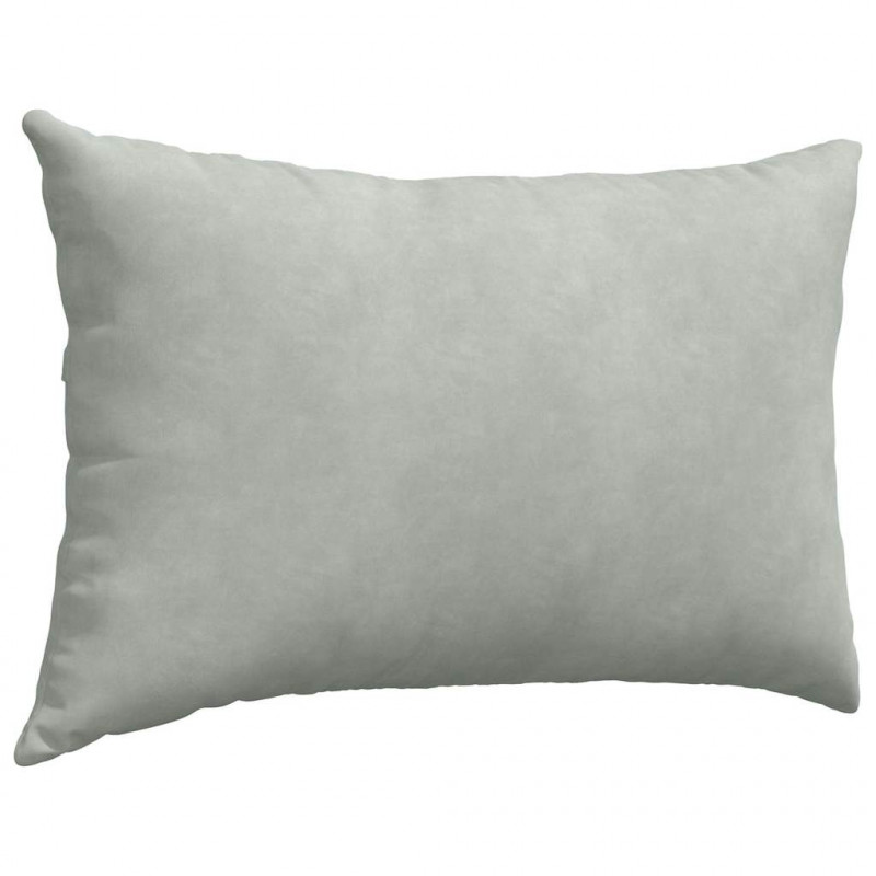 Poduszki na sofę 2 pcs Jasnoszary 60 x 40 cm Tkanina sztruksowa