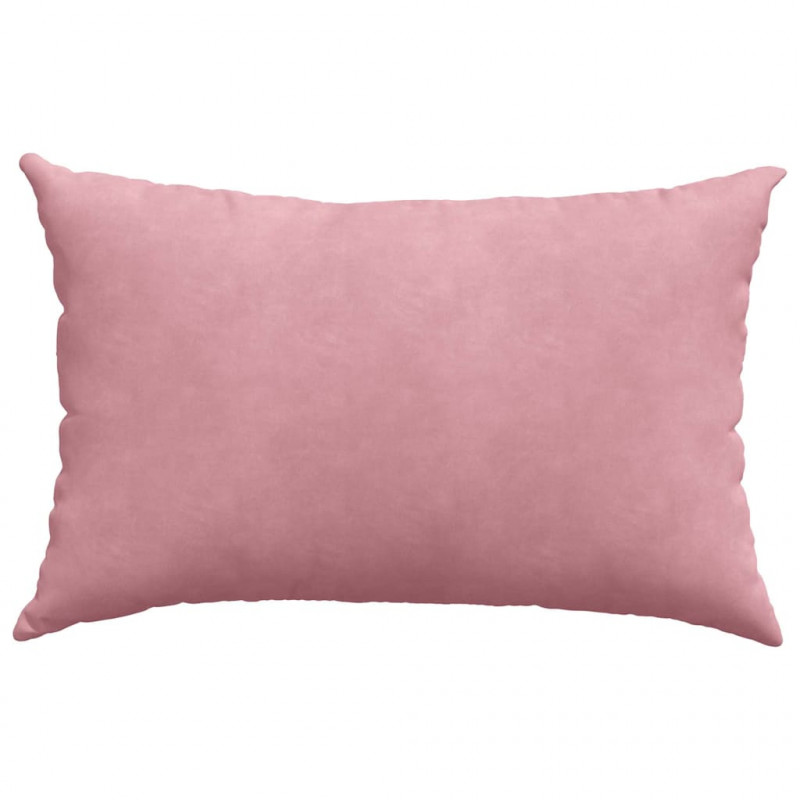 Poduszki na sofę 2 pcs Różowy 60 x 40 cm Tkanina sztruksowa