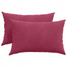 Poduszki na sofę 2 pcs Czerwone wino 60 x 40 cm