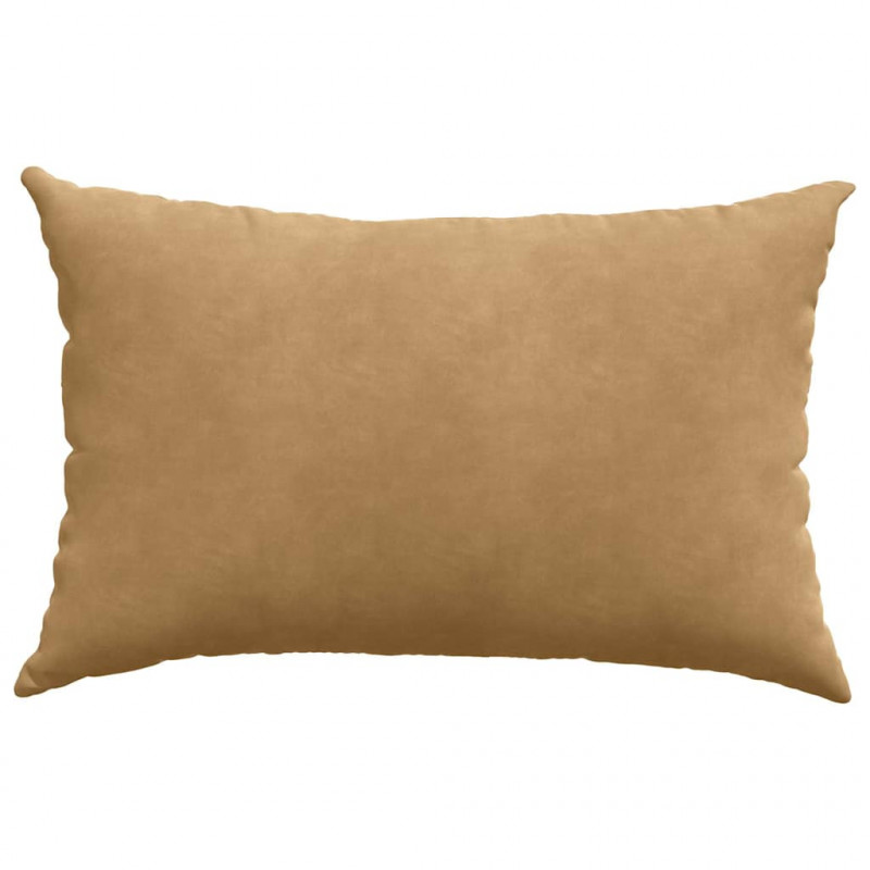 Poduszki na sofę 2 pcs Brązowy 60 x 40 cm Tkanina sztruksowa